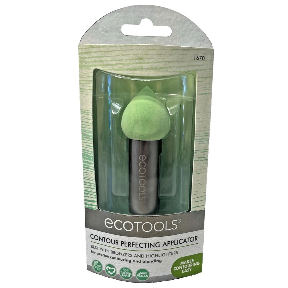 Ecotools Contour Perfecting Applicator ~ 1670 Makeup Blending Precision NIB